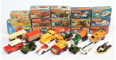 Matchbox Superfast group of mid 1970's to early 1980's issue models