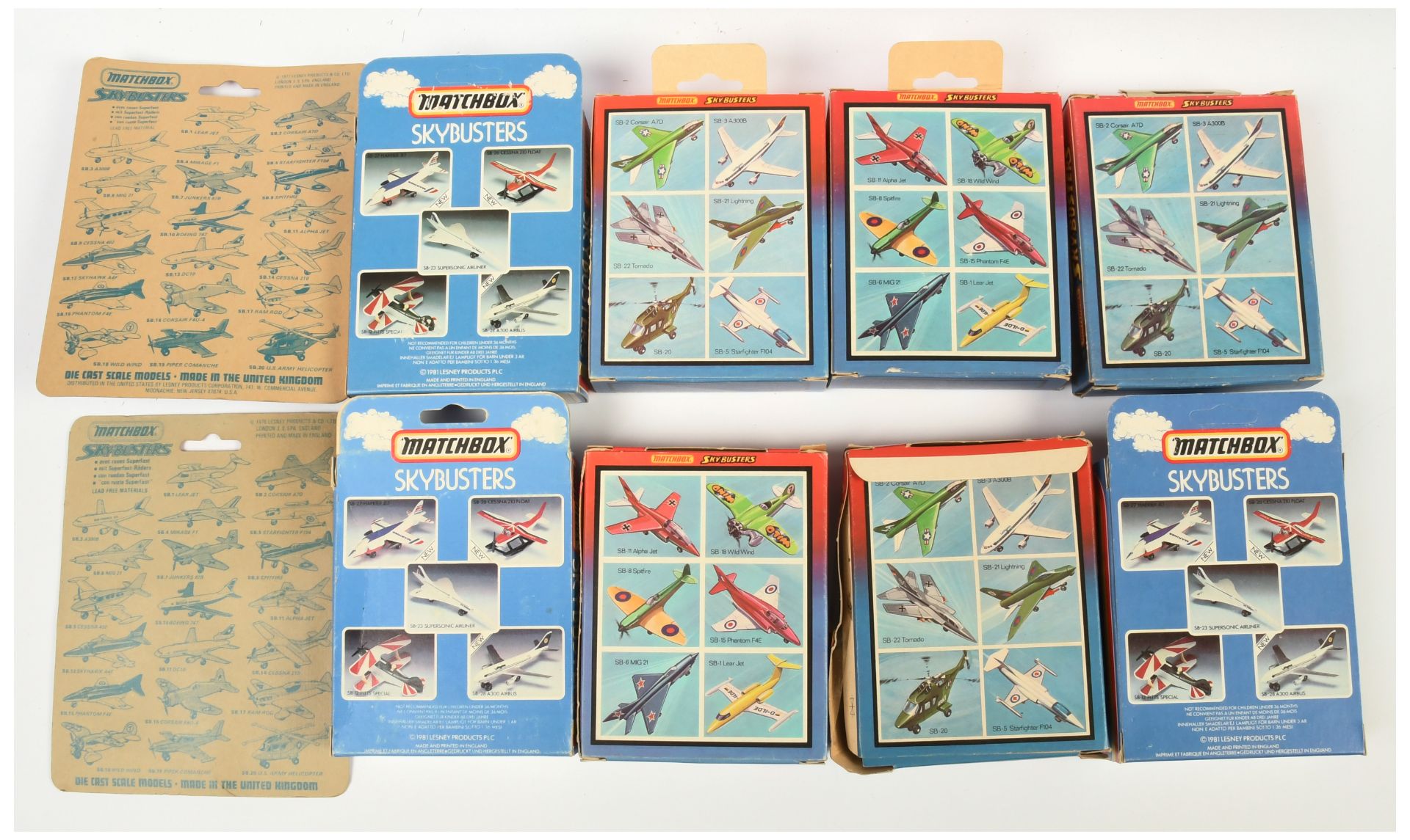 Matchbox Skybuster group of Lesney England Aircraft - Image 2 of 2