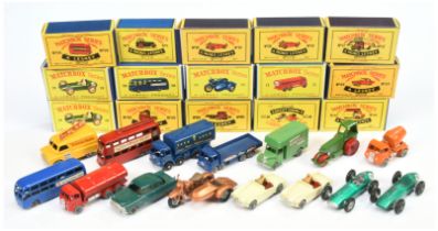 Matchbox Regular wheels group of 1950's to mid 1960's issue models