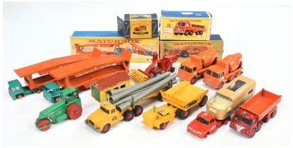 Matchbox group of King size, Commercial and Construction Vehicles