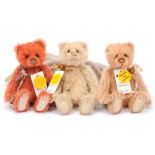 Charlie Bears Minimo Collection teddy bear trio