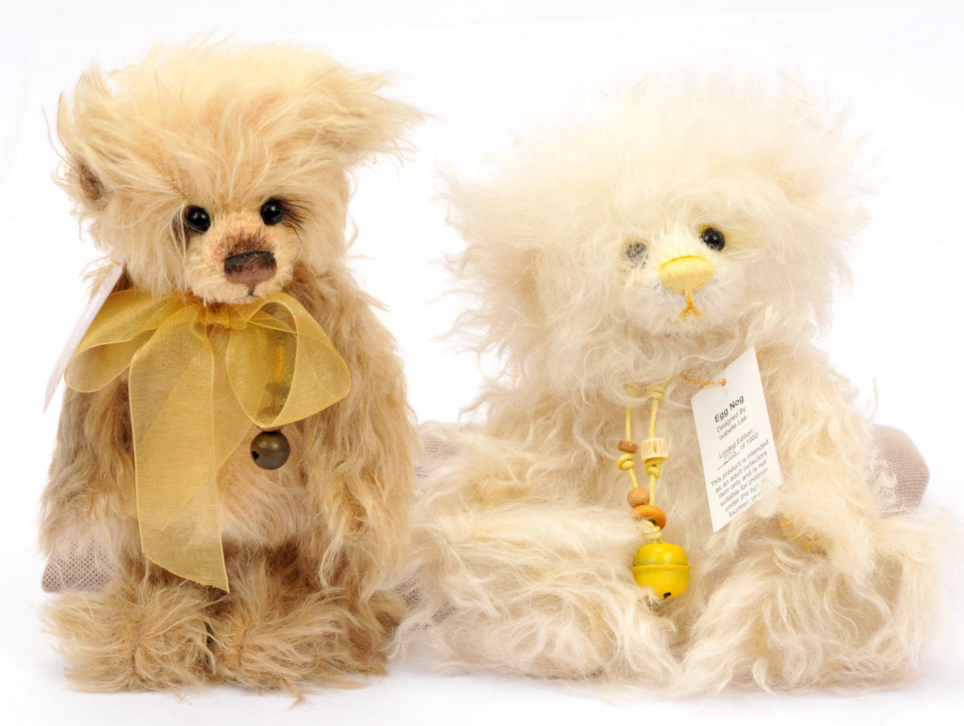 Charlie Bears Minimo Collection teddy bear pair