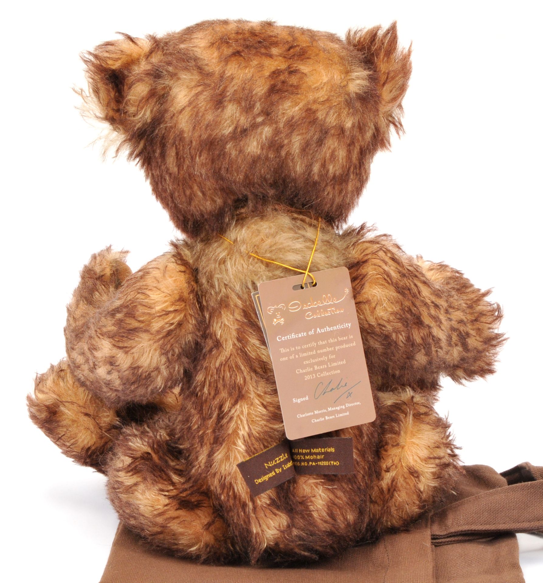 Charlie Bears Isabelle Collection Nuzzle teddy bear - Bild 2 aus 2