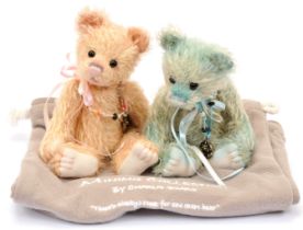 Charlie Bears Minimo Collection teddy bear pair