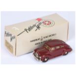 Pathfinder Models PFM4 Jowett Javelin 1949 - maroon, light beige interior, silver and chrome trim...