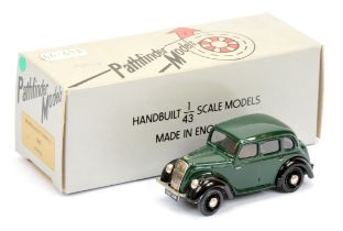 Pathfinder Models PFM25 Morris Eight Series Type E 1948 - green, black, brown interior -  (couple...