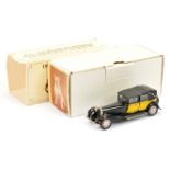 Mini Marque 43 US No 9a 1931 Bugatti Type 41 Royale RHD - black, yellow door panels, chrome trim ...