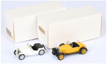 RAE Models MG Collection pair (1) KE004 MG TC Midget - white, black interior (2) KE015A Mg 18/80 ...