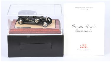 Miniatures Du Chateau MC55 Bugatti Royale Park Ward Chassis 41.131 - black, chrome trim - Limited...