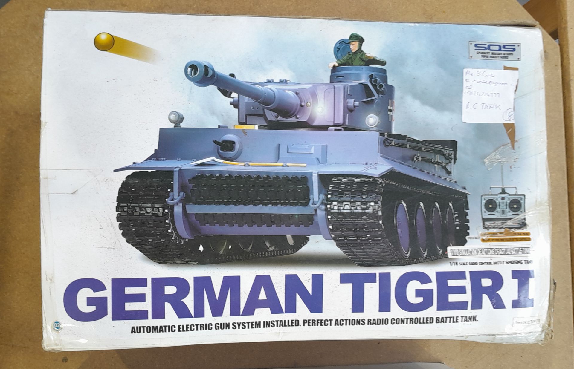 A Boxed Pair Of Radio Controlled Tanks