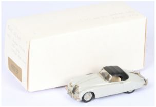 RAE Models Jaguar Collection GS007 1957 Jaguar XK Closed - grey, black hood - Near Mint with wood...