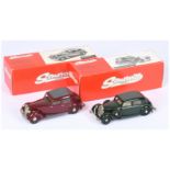 Somerville pair (1) 102 Mercedes Benz 260D - very dark green (2) 134 P-2 Rover 14 - maroon - Near...