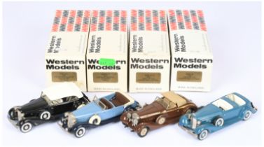 Western Models Group (1) WMS20Z 1933 Hispano Suiza Saoutchik - brown (2) WM37X 1933 Chrysler impe...