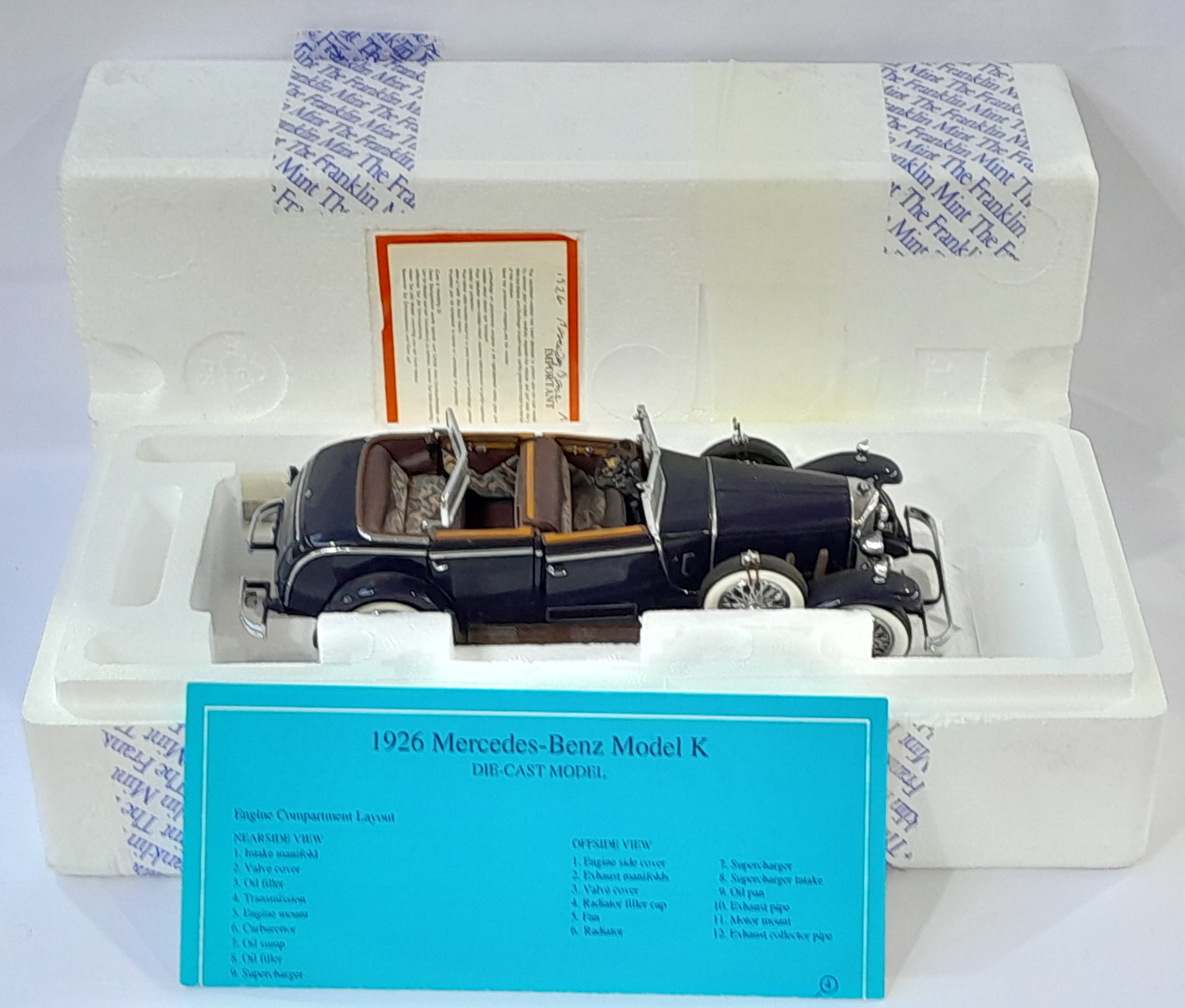 Franklin Mint A Boxed Mercedes Group