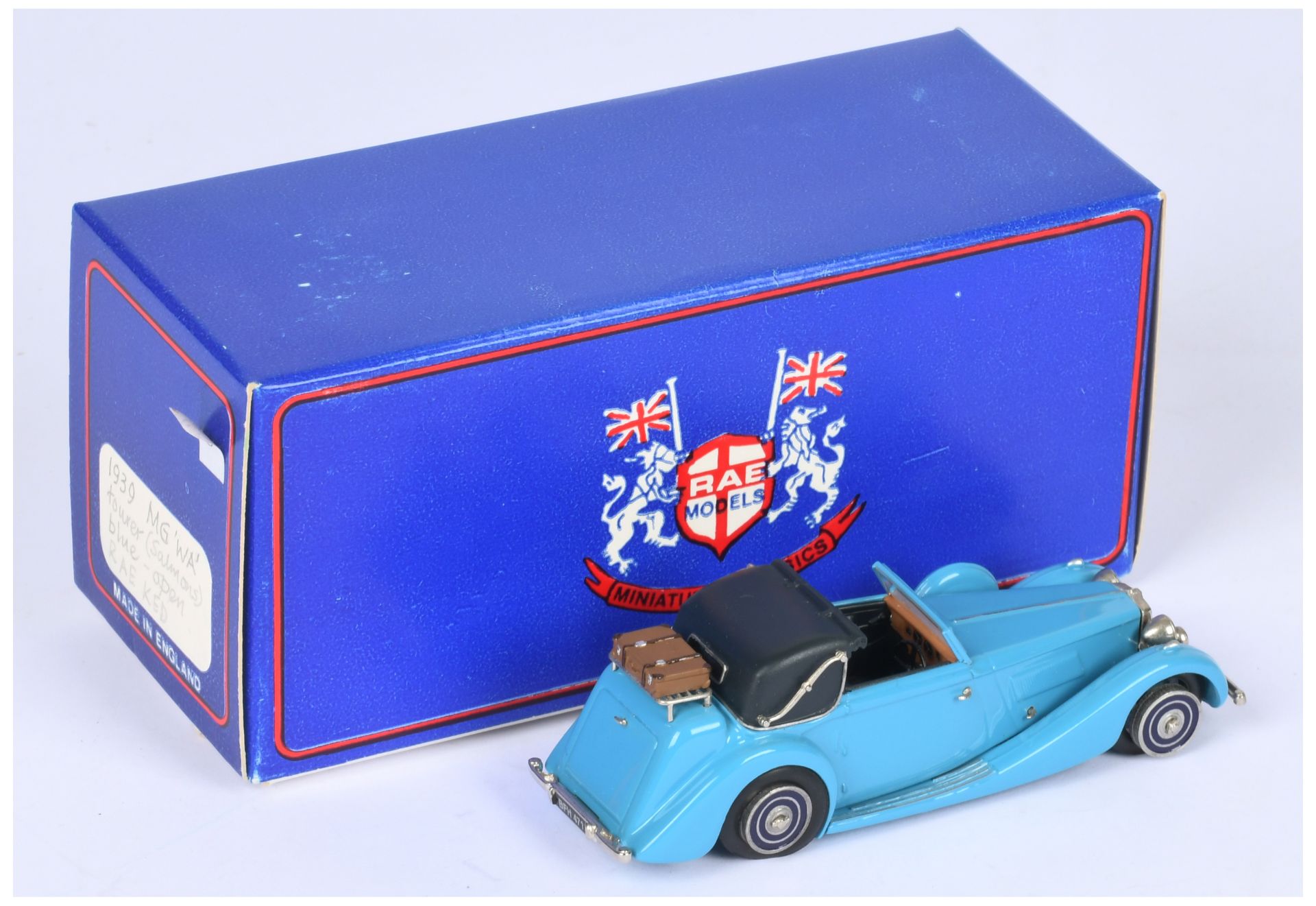 RAE Models KED058 F MG Collection MG WA Tourer - blue with dark blue interior & hood - Near Mint,... - Image 2 of 2