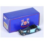 RAE Models KED 956D MG Collection MG SA Tourer - pale blue with dark blue chassis and bonnet and ...