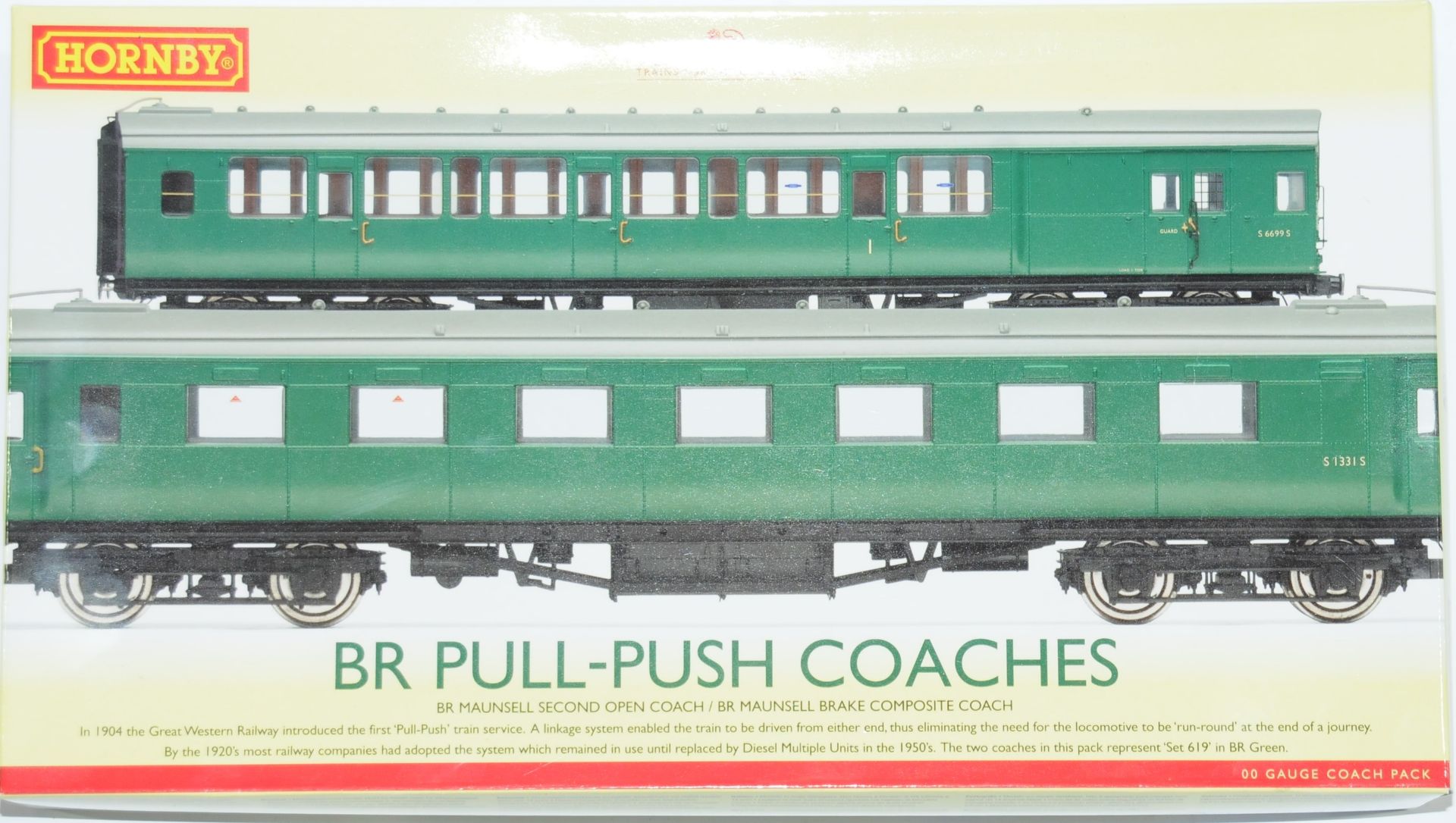 Hornby (China) a boxed R4543D Pull-Push Coach Pack which are still factory sealed