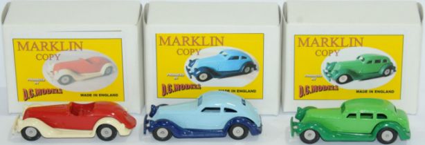 DG Models (Marklin) a boxed trio