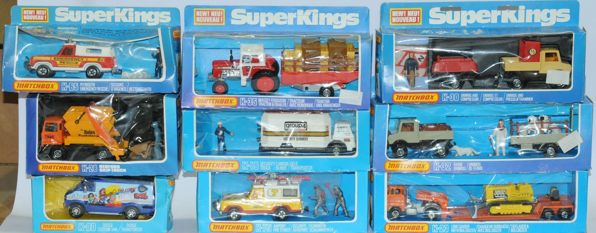 Matchbox Superkings a boxed group to include 