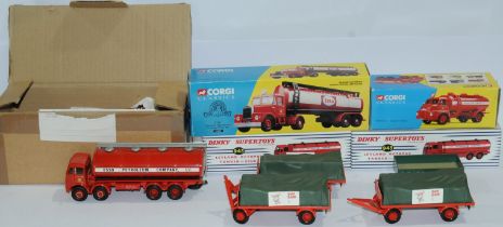 Corgi and Atlas (Dinky) a boxed and unboxed group to include