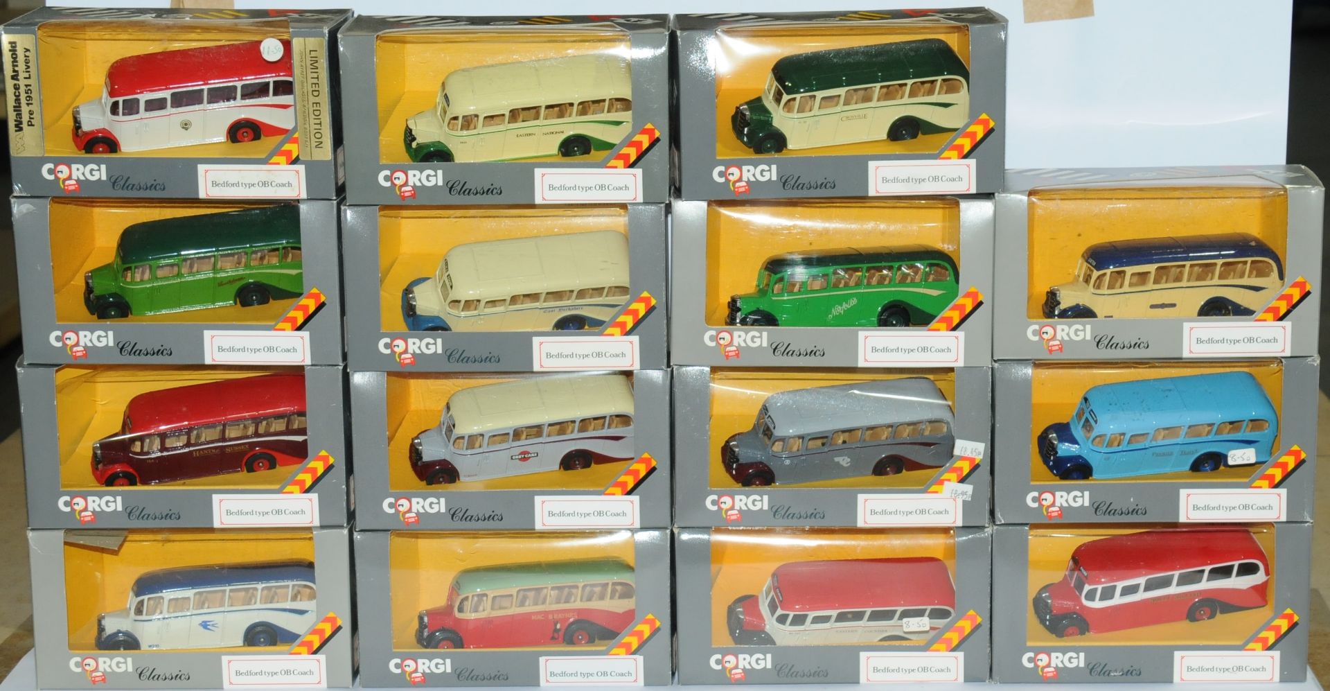 Corgi a boxed coach related group comprising of 