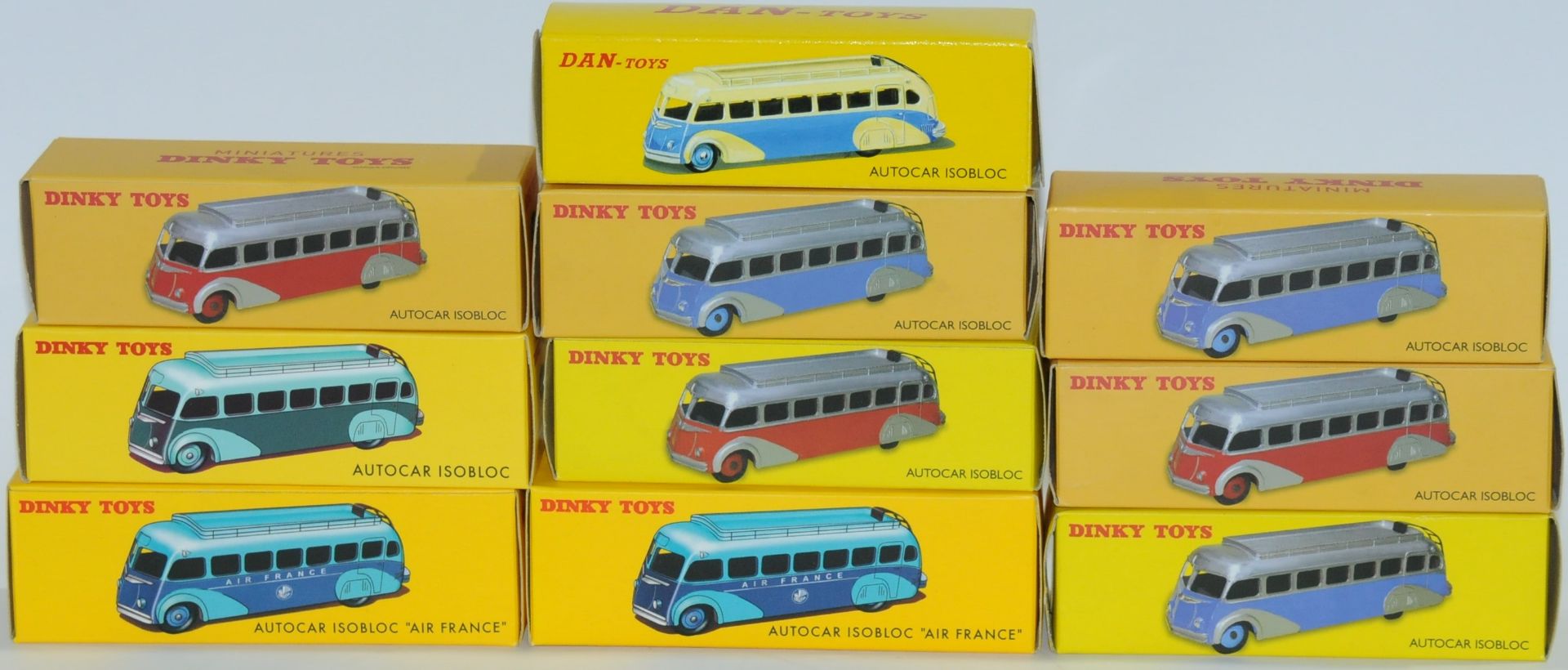 Atlas (Dinky) & Dan Toys a boxed group to include