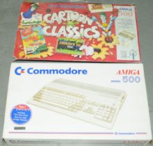 A boxed Amiga 500 Commodore