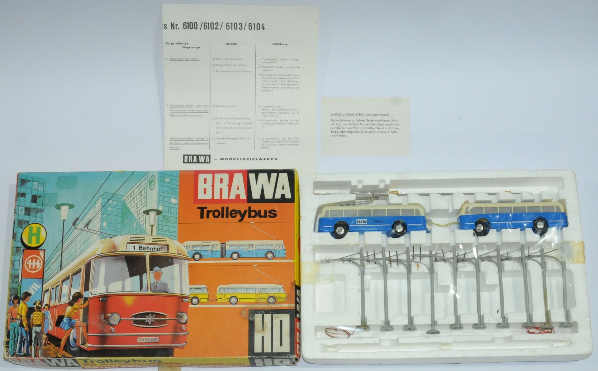 Brawa (Eheim) HO Scale Trolleybus Set No.6102