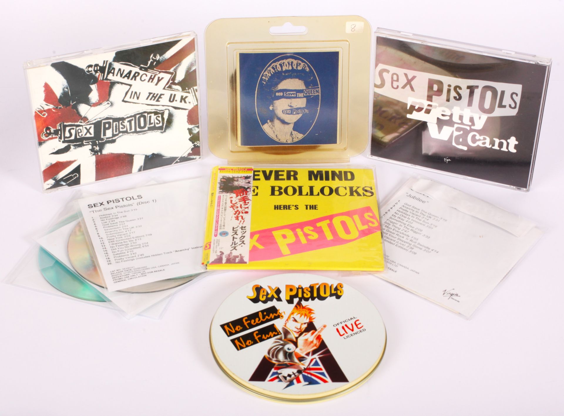 Sex Pistols - Assorted CD Albums And Singles