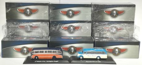 A Mixed Group Of Atlas Classic Coach Collection And Other Modern Diecast