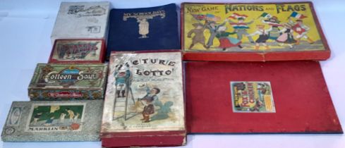 A Mixed Vintage Board Game Realted Group