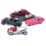 Franklin Mint, a part boxed group of 1:24 scale British Classic models