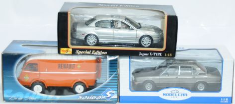 Maisto, Modelcar Group & Solido a boxed 1:18 Scale group comprising of