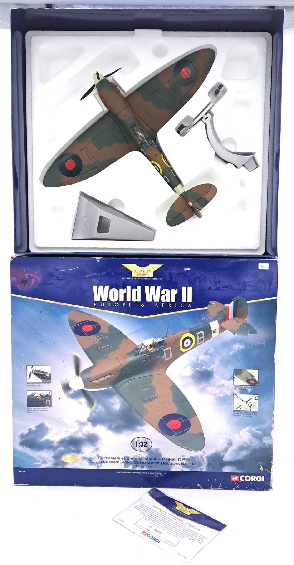 Corgi a boxed Aviation Archive 1/32nd scale AA33903 Supermarine Spitfire