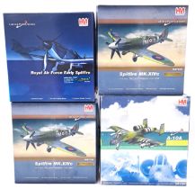 HM Hobby Master, (Air Power Series) a boxed group of 1:72 & 1:48 scale military aircraft