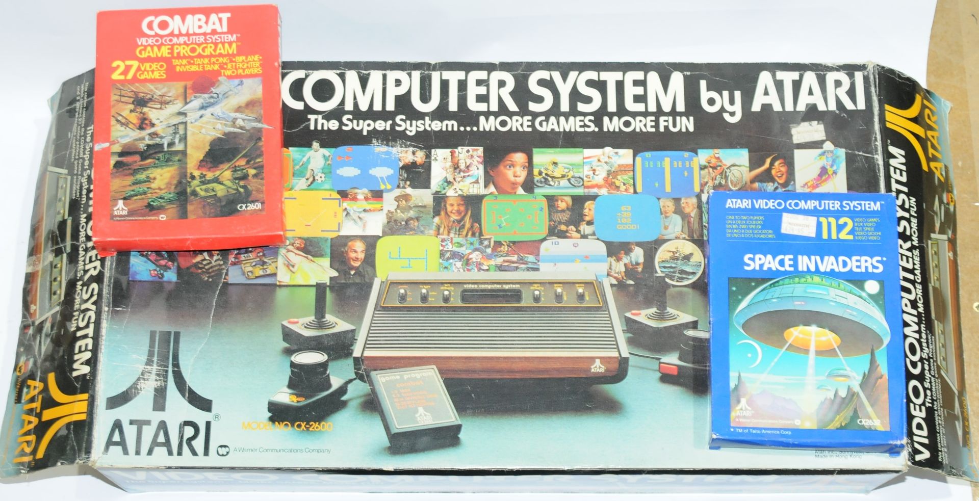 Atari a boxed Video Computer System & 2 games