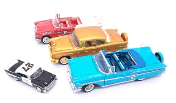 Franklin Mint and Danbury Mint, a partly boxed group of mixed scale Chevrolet models