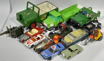 A Unboxed Diecast & Tinplate Group