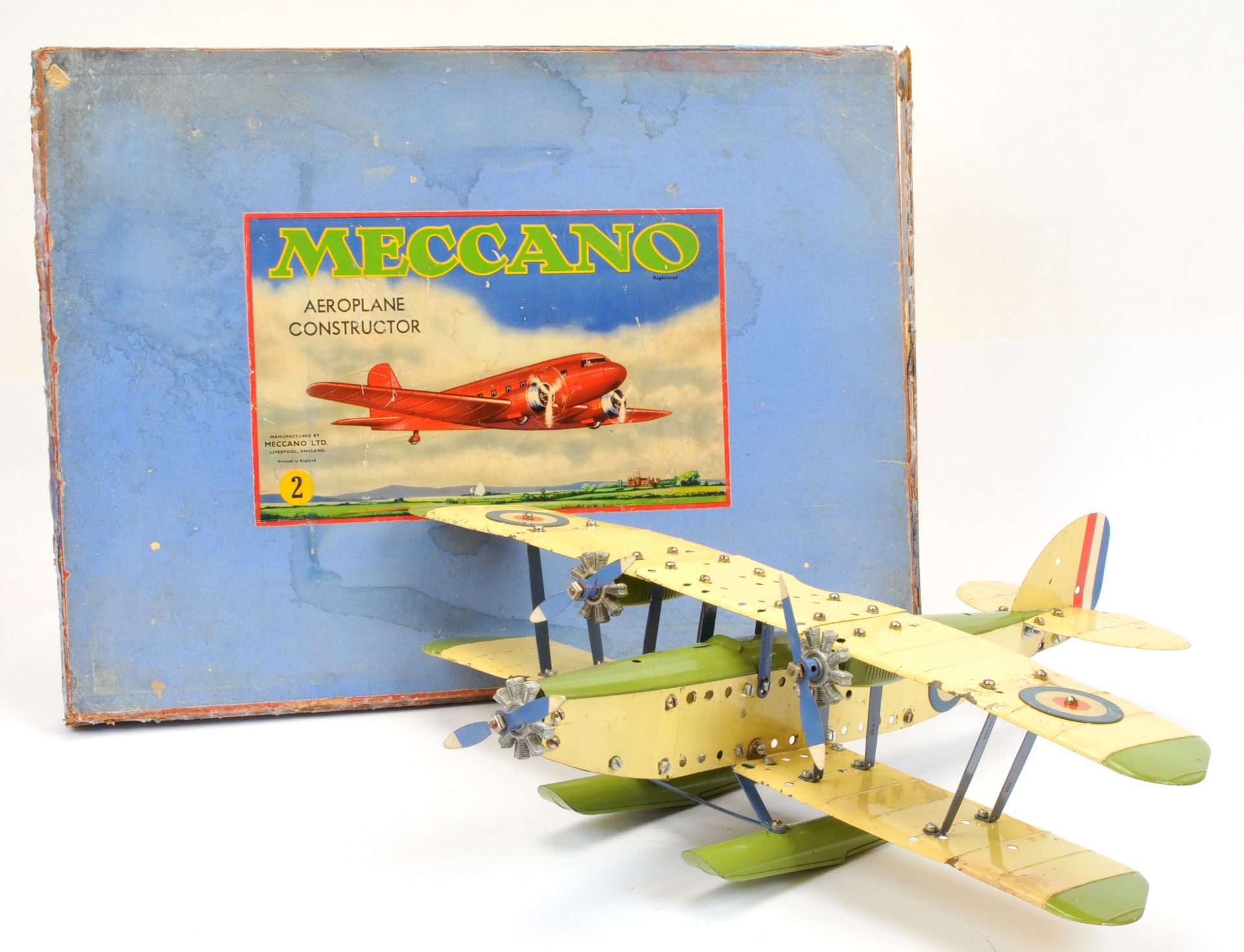 Meccano Aeroplane Constructor Outfit No.2 Circa 1935.