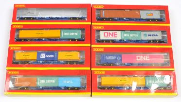 Hornby (China) group of KFA Container wagons