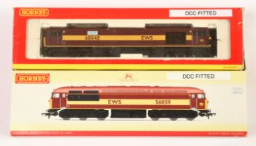 Hornby (China) pair of EWS Diesel Locomotives