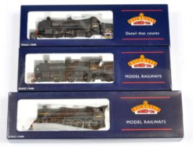 Bachmann 00 Gauge BR lined Black Steam outline Locomotives