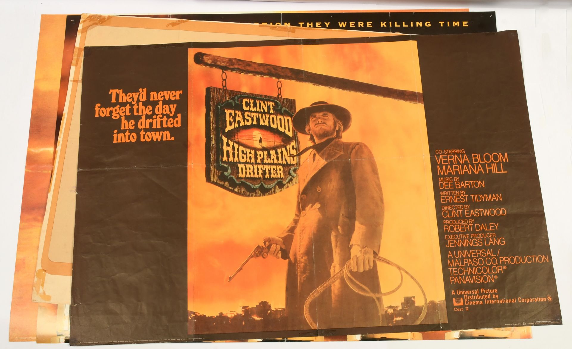 Western related movie posters x 4