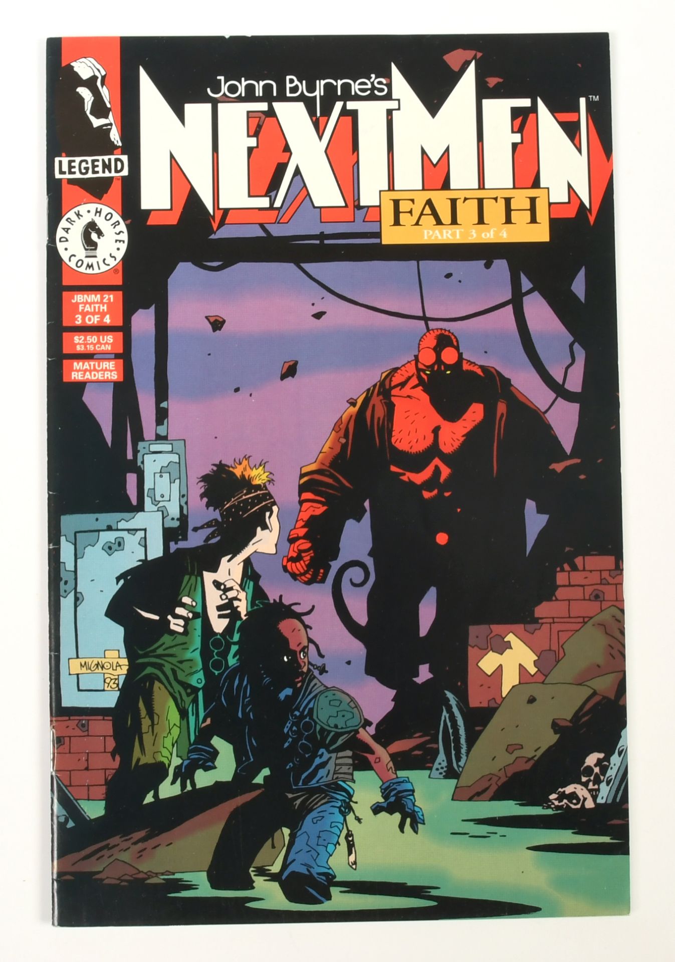 Dark Horse Comics John Byrne's Next Men #21 Key Issue