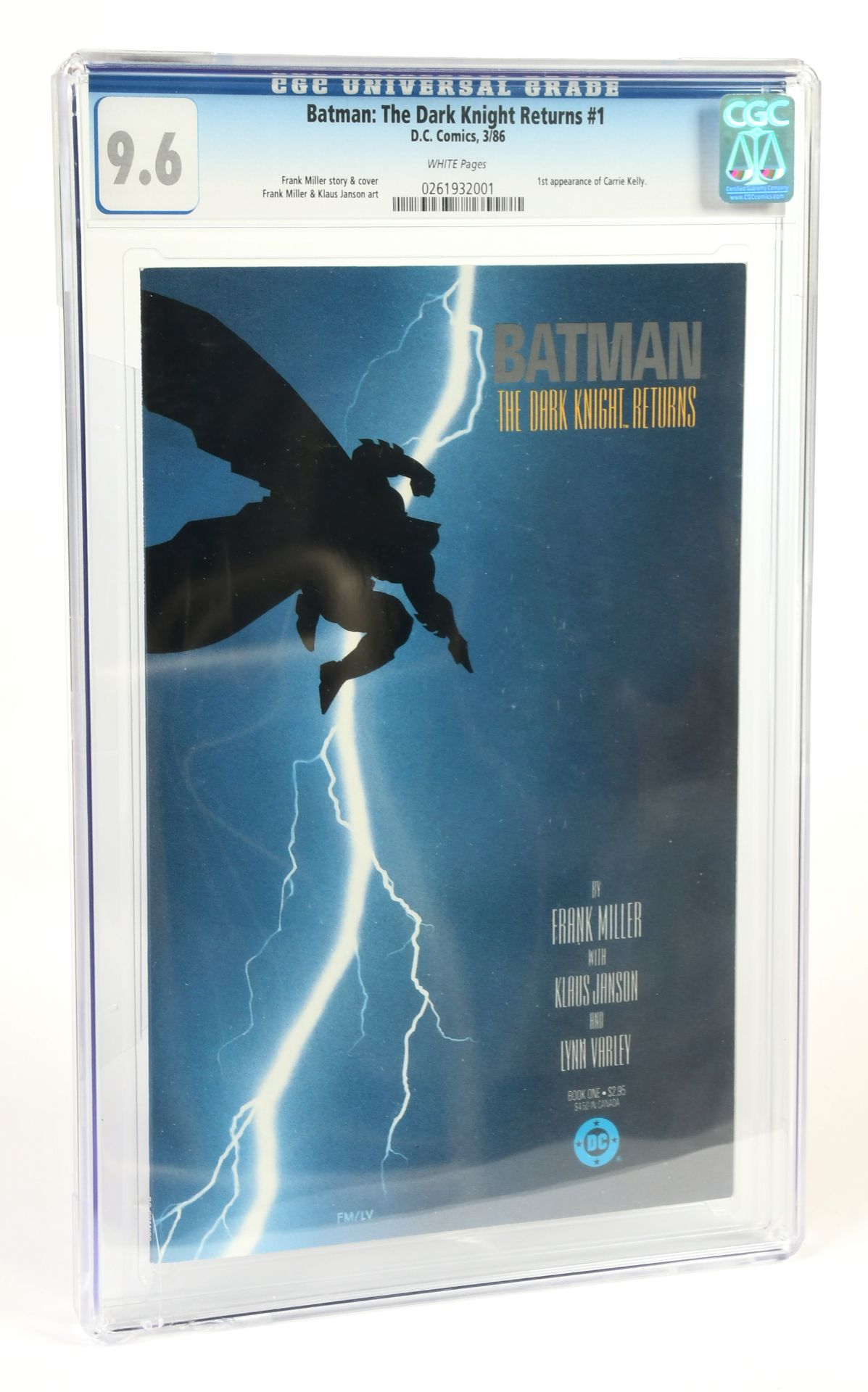 DC Comics Batman The Dark Knight Returns #1 Comic Frank Miller, Graded CGC 9.6 1st Print