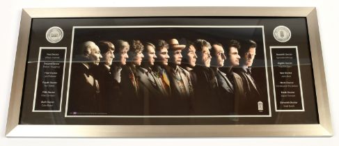 Doctor Who 50th Anniversary The Doctors framed picture display