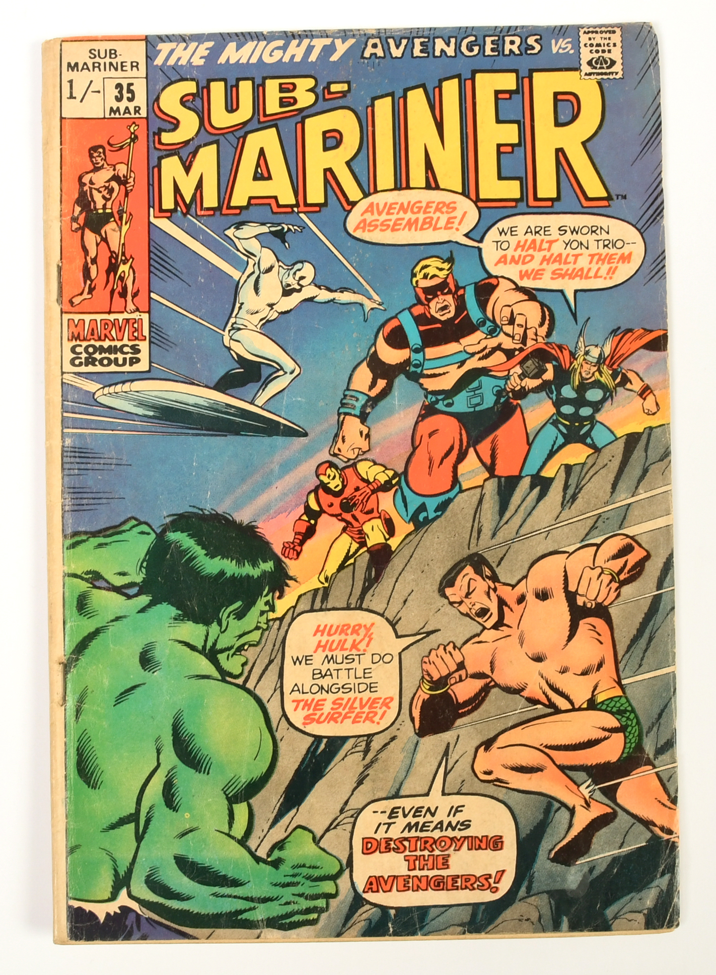 Marvel Comics Bronze Age Sub-Mariner #35, Key Issue