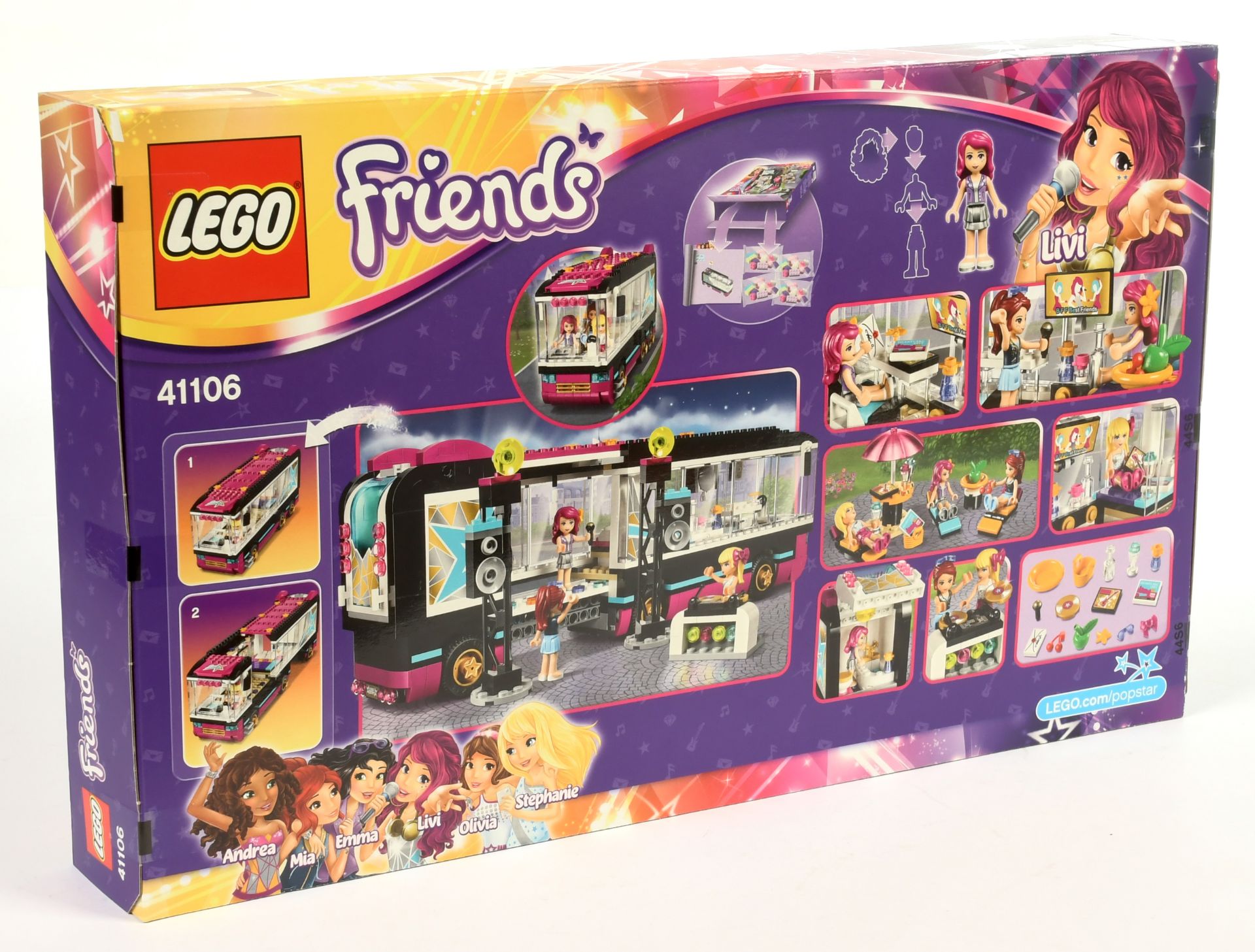 Lego Friends Pop Star Tour Bus - Bild 2 aus 2
