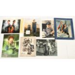 Doctor Who related signed photos x 7 