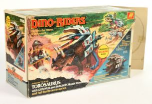 Tyco vintage Dino-Riders Torosaurus play-set